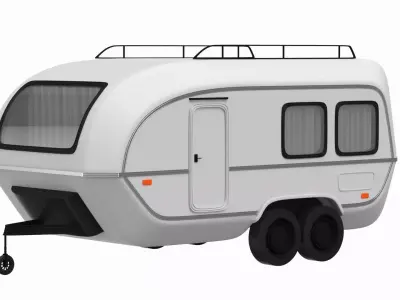 Caravan 01 3D model