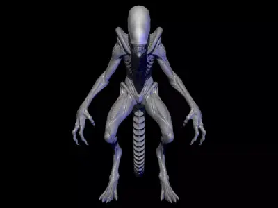 Alien runner 3D model