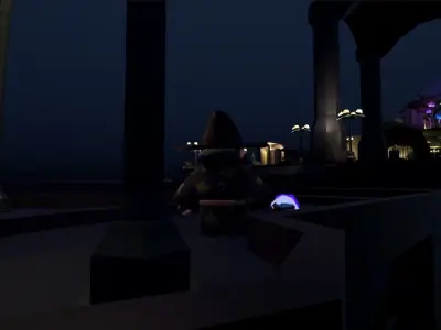 Old Bridge Texture Low-poly 3D model