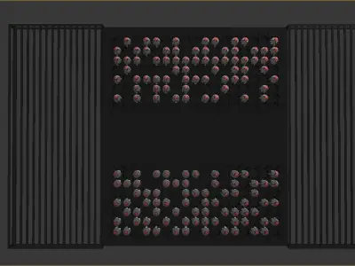 Wine Shelf 7 3D model