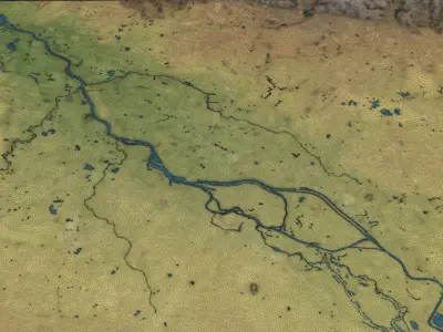 Wroclaw - Topography Terrain 3D City 3D Model Pack