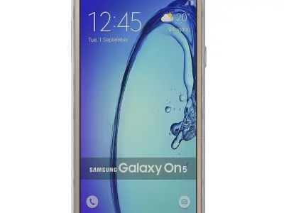 Samsung Galaxy on5 Gold 3D model