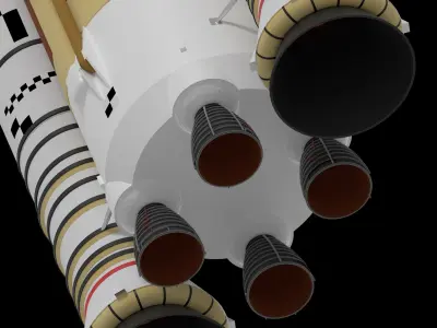 Space Launch System 3D model