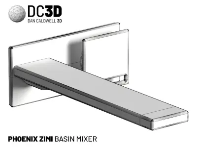 Phoenix Zimi Basin Mixer Tap -  Free 3D model
