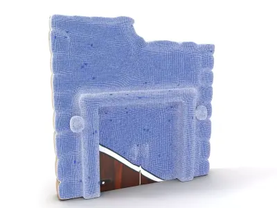 Rustic Stone Archway model pack Low-poly 3D model