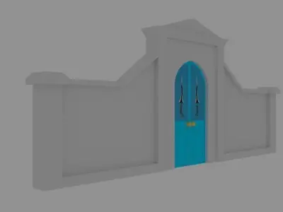 Wall Gate 3D model