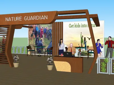 Garden Booth Model  3D model