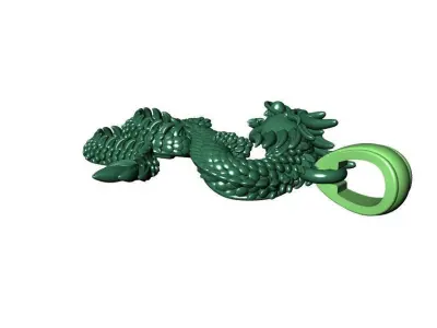 Pendant Dragon Jewelry Files 3D print model