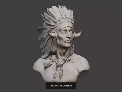 Ancient Stone Busts and Mythical Emblems Pack