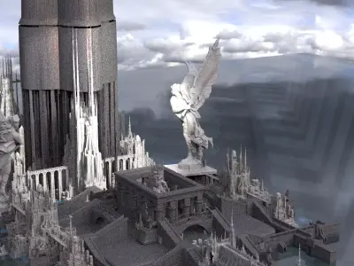 Holy trinity city 4 3D model