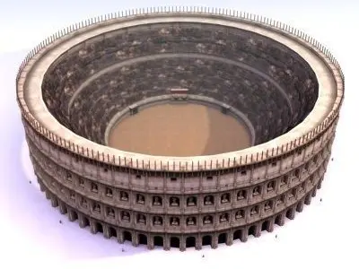 Roman Building Set 01 3D Model Pack