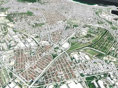Cityscape Constanta Romania 3D model