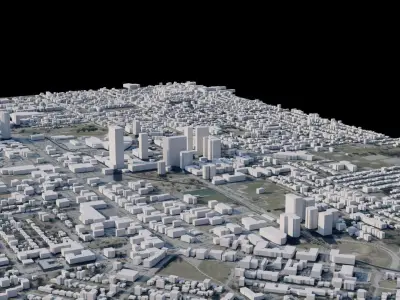 Surrey - Canada 3D model