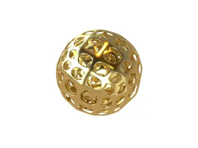 Abstract Sphere Ball v2 001 3D model