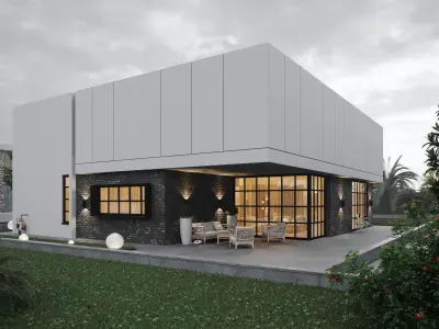 Modern house 06 Israel 3D model