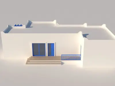 Greek House 3D model