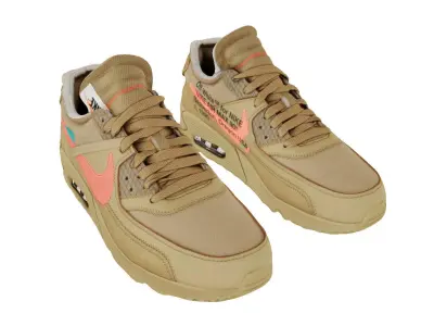 Off-White x Nike Air Max 90 THEN TEN 3D model