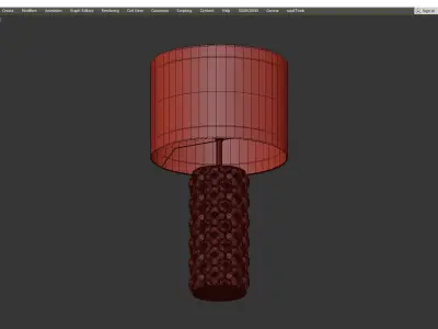 Cyan Design Corsica Table Lamp Low-poly 3D model