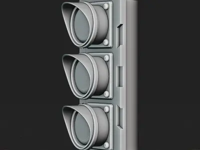 Traffic Signal 3d Model 3D model