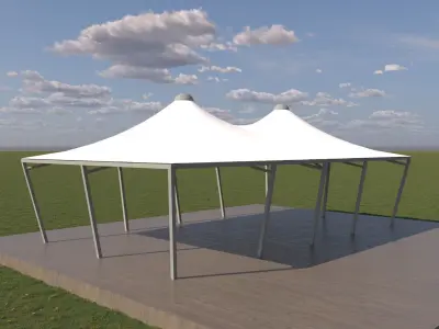 Textile Membrane 3 3D model