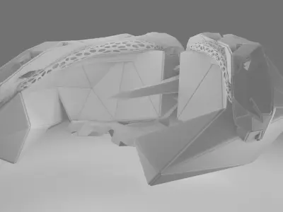Sci-Fi Scanner Drone 3D model
