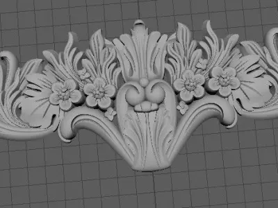 dekor decorative ornate molding 3D model purchase