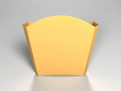 French Frice Packaging 3D model