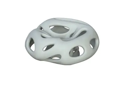 SciFi Cube Object No 65948 Low Poly Shape Low-poly 3D model