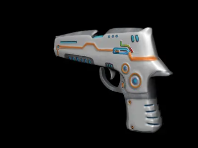Sci-Fi handgun 3D model