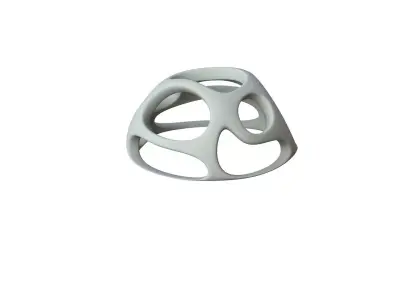 SciFi Cube Object No 43895 Low Poly Shape Low-poly 3D model