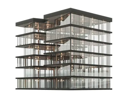 Office house building 9 3D model