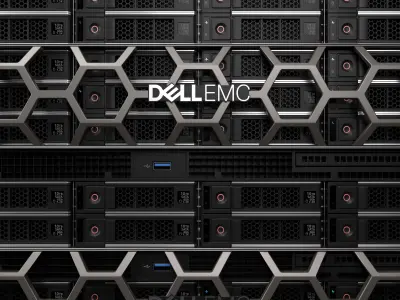Data Server and Network Rack 3D model