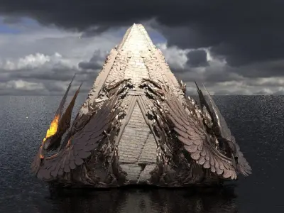 Ramesses The Great pyramid 3D model