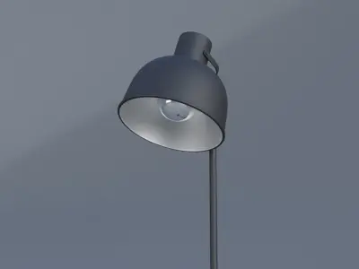 Floor Lamp Low-poly 3D model