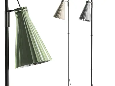 Kartell K-Lux Floor Lamp 3D model