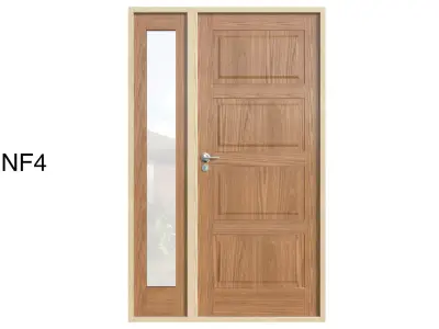 Corinthian Doors - Infinity Range Low-poly 3D model