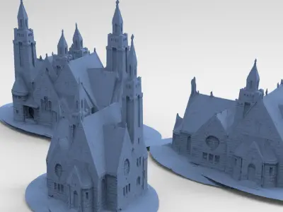 Ukraine style church 3  3D model