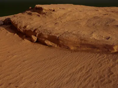 Desertrockformation01 3D model