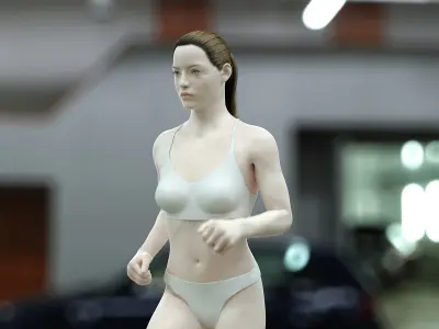  Full Female Anatomy Maya Rigged 