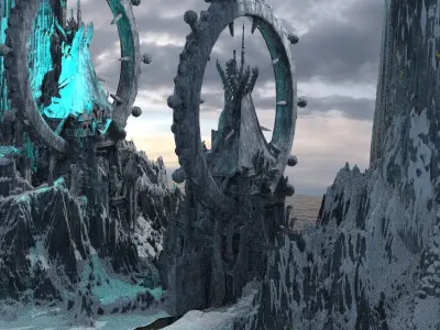 Colossal Rings Kit bash   3D model