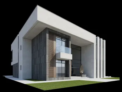 Modern Villa Design 026 3D model