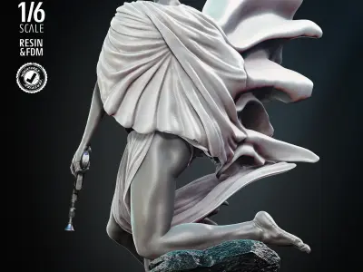 STAR WARS Leia New Hope Sculpture 3D print model