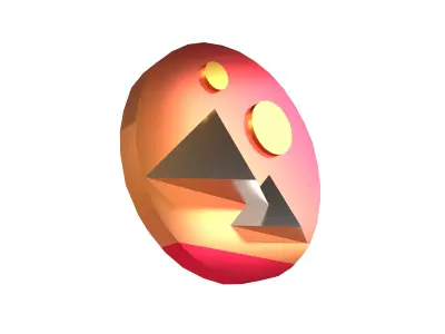 Decentraland Coin v1 002 Low-poly 3D model