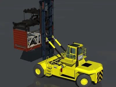 ForkLift Type General purpose Container Handler 3D model