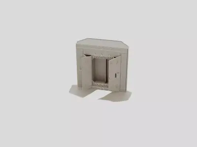Underground Facility Blast Door Frame for 3D print 3D model