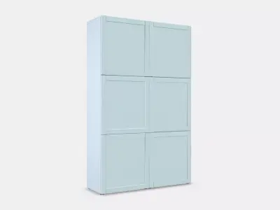 BESTA Storage combination with doors 79 3D model