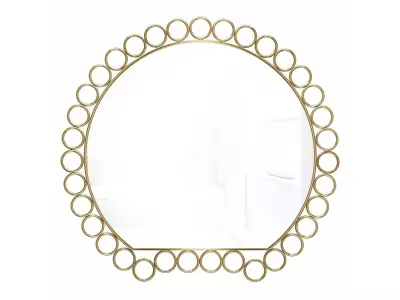 Mirror in a metal frame GZ-M1028 3D model