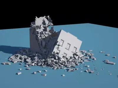 Collapsed Building 2 3D model