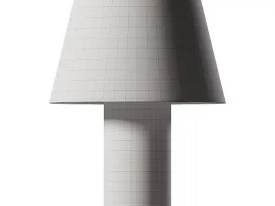 Colin King Travertine Table Lamp 3D model