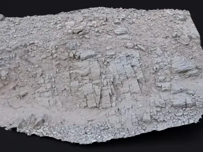 DEATH VALLEY ROCK FORMATION 006 2024 3D model